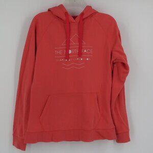 The North Face Women's Pink Hoodie Size Large